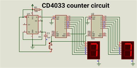 cd4033 counter circuit|CD4033 Decade Counter .
